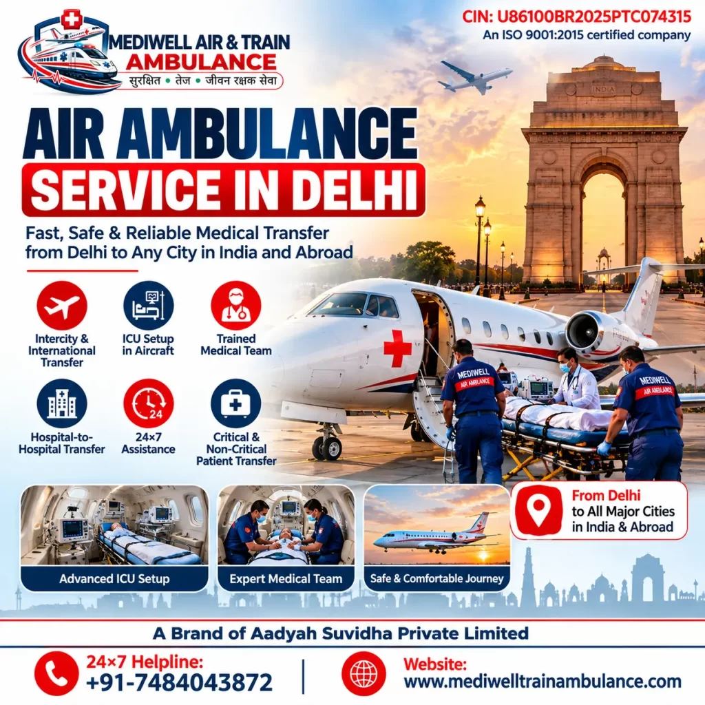 Air Ambulance Service in Delhi